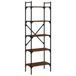 vidaXL Bibliothèque à 5 niveaux chêne marron 56x31 5x174 cm