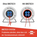 Brennenstuhl enrouleur de câble brobusta bretec h07rn-f 3g1 5 40m ip44