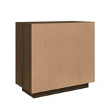 vidaXL Buffet Chêne marron 80x40x75 cm Bois d'ingénierie