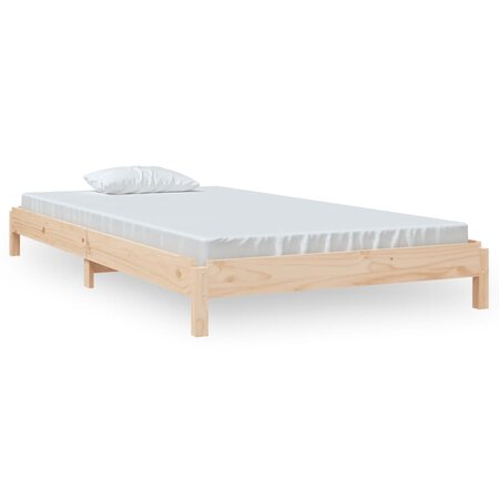 vidaXL Lit empilable 80x200 cm Bois de pin massif