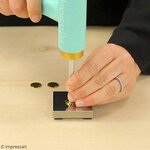 Marteau angle pour tampons en métal - Ergonomoique