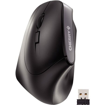 Souris sans fil ergonomique pour gaucher mw4550 cherry noir