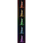 Puzzle 3d statue de la liberté illuminée - ravensburger - monument 108 pieces - sans colle - avec leds couleur - des 8 ans