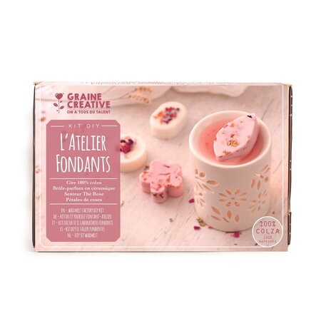 Kit DIY L'Atelier Fondants à Bougies Fleuries