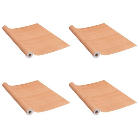 vidaXL Films autoadhésifs de meubles 2 Pièces Chêne japonais 500x90cm PVC
