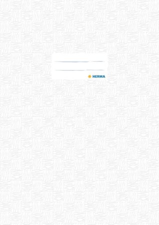 1x protège-cahiers, format A4, couverture blanche, en PP HERMA