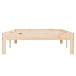 vidaXL Cadre de lit 90x200 cm bois de pin massif