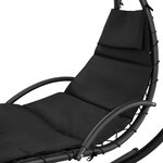 Tectake Transat suspendu Maja - noir