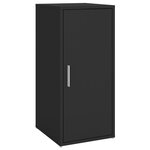 vidaXL Armoire à chaussures Noir 32x35x70 cm Aggloméré
