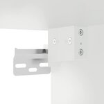 vidaXL Meuble TV Blanc 30 5x30x110 cm Aggloméré