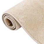 vidaXL Tapis à poils courts 200x290 cm Beige