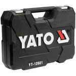 YATO Kit d'outils 94 Pièces Métal Noir YT-12681