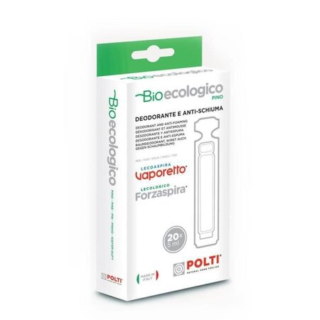POLTI PAEU0086 Produit anti-mousse et désodorisant Bioecologico Pin