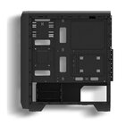Zalman boitier sans alimentation s2 - format atx - fenetre pleine - moyen tour - noir