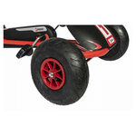 Kart à pédales rouge et noir Ferbedo GoKart AR 8R