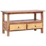 vidaXL Meuble TV 90 x 40 x 50 cm Bois de récupération massif