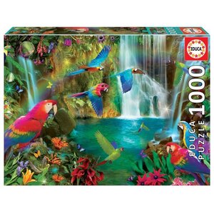 EDUCA - Puzzle - 1000 PERROQUETS TROPICAUX