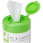 Boite de 100 Lingettes Ecrans biodégradable sans solvants nocifs Q-CONNECT
