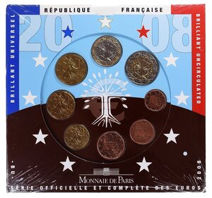 Coffret série euro BU France 2008