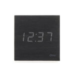 Thermomètre cube finition effet ébène - otio
