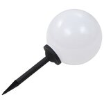vidaXL Lampe LED sphérique solaire d'extérieur 2 Pièces 30 cm RVB
