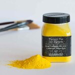 Pigment pour création de peinture - pot 140 g - jaune de cadmium clair véritable