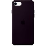 APPLE Coque pour iPhone SE Silicone - Noir
