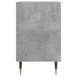 vidaXL Tables de chevet 2 Pièces gris béton 40x30x50 cm bois d'ingénierie