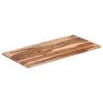 vidaXL Dessus de table Bois solide 25-27 mm 60x100 cm