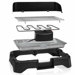Tristar Barbecue électrique de table 2000 W 34 5x23 cm Noir