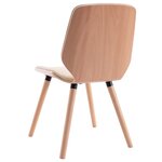 vidaXL Chaises à manger lot de 4 crème similicuir