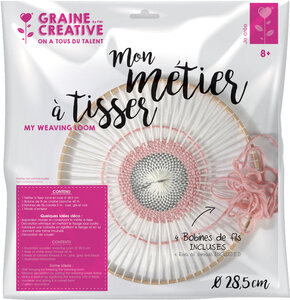 Kit Cadre de tissage Rond en bois