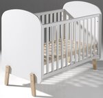 KIDDY Lit bébé 60x120cm Blanc