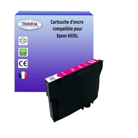 Cartouche compatible avec  epson 603 xl magenta pour epson expression home xp-4100 xp-4105 xp-4150 xp-4155