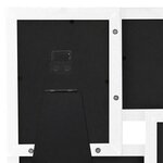 vidaXL Collage de cadres photo pour photo de 4x(10x15 cm) Blanc MDF