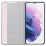 Smart clear view cover s21 plus rose