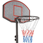 Tectake Panier de basketball sur pied Harlem