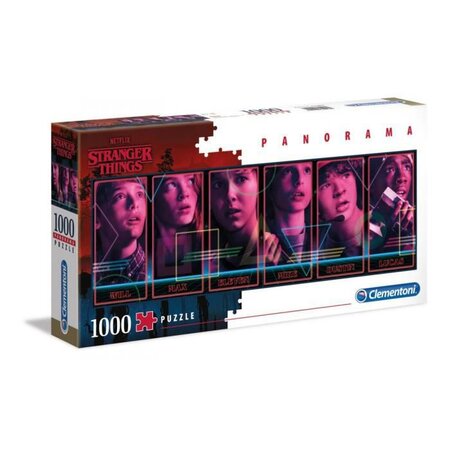 CLEMENTONI - 39548 - Stranger Things - Panorama 1000 pieces