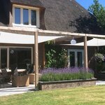 Livin'outdoor Tissu d'ombrage Iseo PEHD carré 3 6x3 6 m Blanc