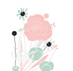 Bloc Home Book, 21 x 30 cm, Fleurs CLAIREFONTAINE