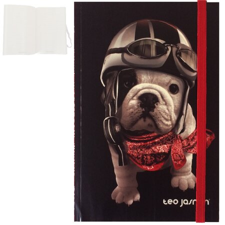Cahier de note 160 pages téo jasmin noir