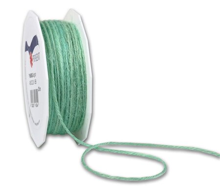 Cordelette jute 25-m-rouleau 2 mm vert sauge