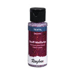 Peinture pour tissus Extrême Paillettes  rose oeillet  flacon 59ml