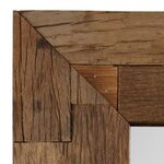 vidaXL Miroir Bois de récupération massif 50 x 50 cm