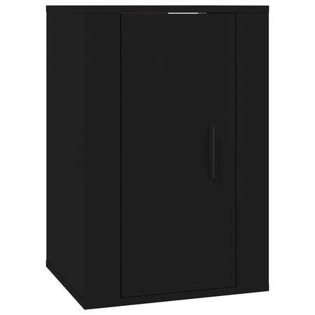 vidaXL Meuble TV mural Noir 40x34 5x60 cm