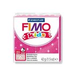 Pâte Fimo Kids 42 g Rose pailleté 8030.262