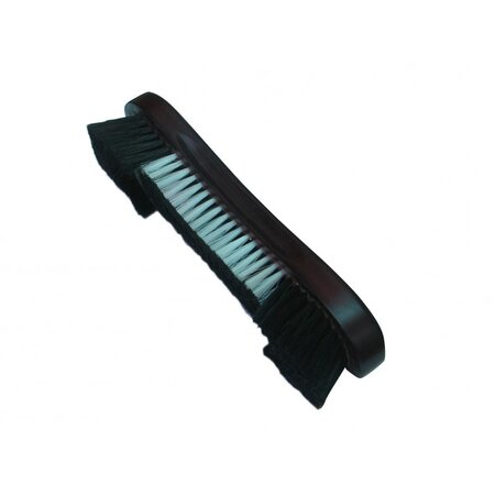 Brosse de billard - crins de cheval - 10 1/2" - noir et blanc