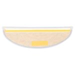 vidaXL Tapis d'escalier autocollants 15 Pièces 65x21x4 cm Bleu