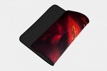 Tapis de souris mars gaming mmp1 m (noir/rouge)