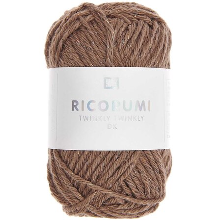 Pelote de coton Ricorumi 25 g - Marron